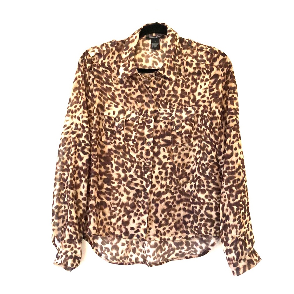 Animal print sexy blouse. Very in style must have